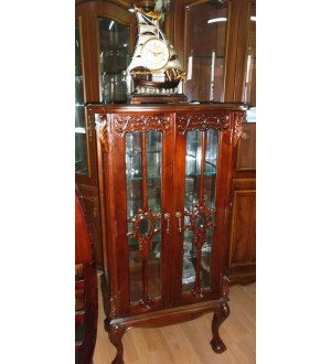 MK-CAB06/DISP. Philippe display cabinet. Витрина (массив красного дерева), цвет:  IVORY (слоновая кость)